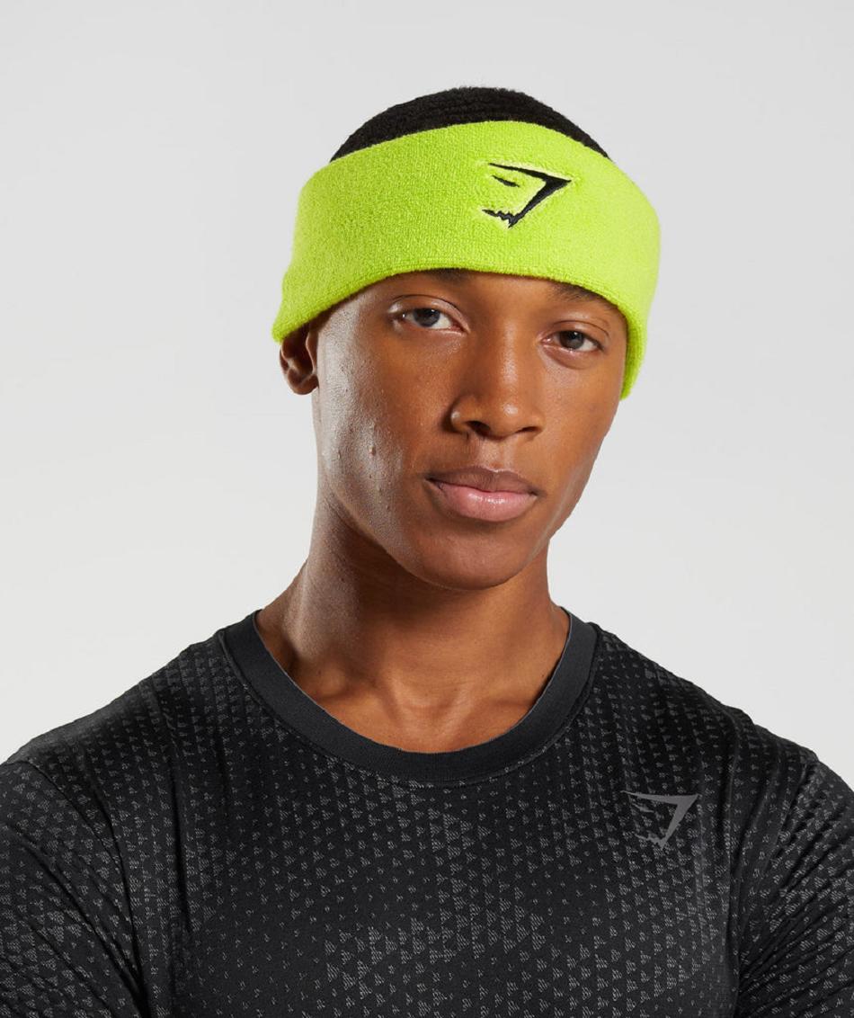 Equipo Gymshark Sharkhead Headband Hombre Verde | CO 3992QMA